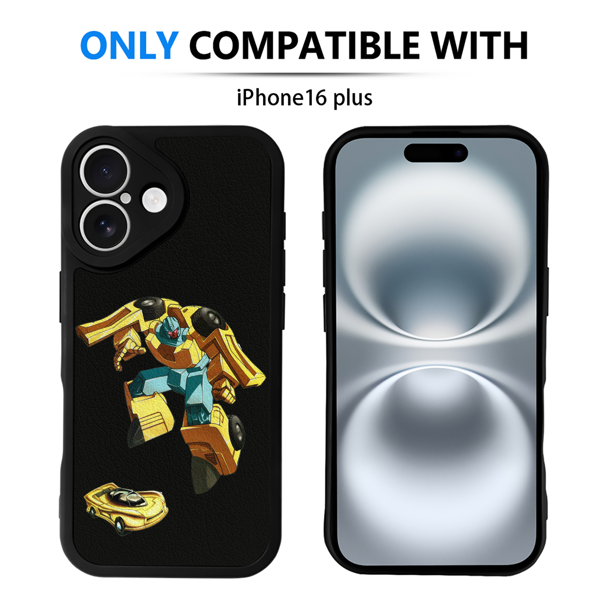 （画像用）  【iPhone 16シリーズ対応】シリコンスマホケース（レザー調） 材質：シリコン
